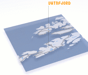 3d view of Vatnfjord