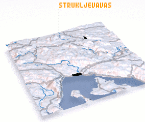 3d view of Štrukljeva Vas