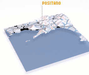 3d view of Positano