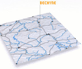 3d view of Bechyně