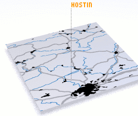 3d view of Hostín