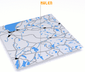 3d view of Målen