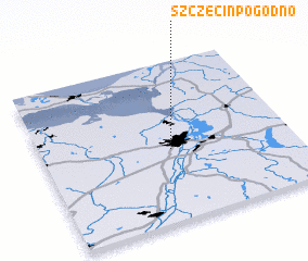 3d view of Szczecin Pogodno