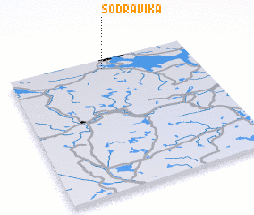 3d view of Södra Vika