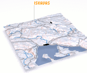 3d view of Iška Vas