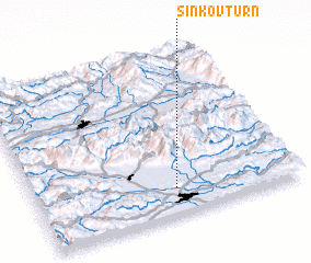 3d view of Šinkov Turn