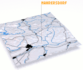 3d view of Mahrersdorf