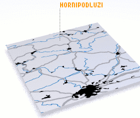 3d view of Horní Podluží