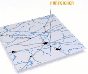 3d view of Fünfeichen