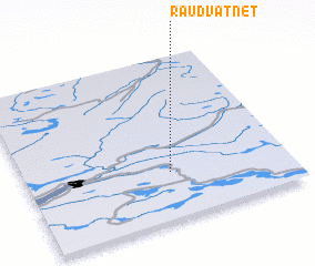 3d view of Raudvatnet