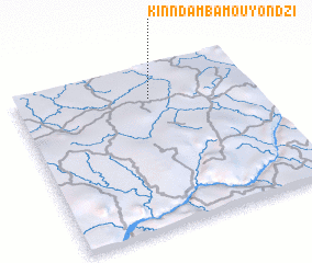 3d view of Kinndamba-Mouyondzi