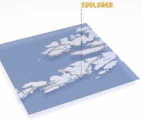 3d view of Svolvær