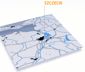 3d view of Szczecin