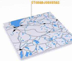 3d view of Stora Björkenäs