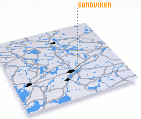 3d view of Sandviken