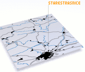 3d view of Staré Strašnice