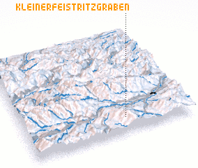 3d view of Kleiner Feistritzgraben