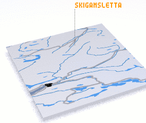 3d view of Skigamsletta