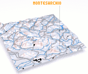 3d view of Montesarchio