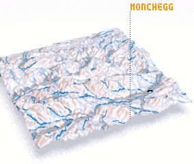 3d view of Mönchegg