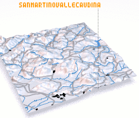 3d view of San Martino Valle Caudina