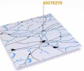 3d view of Kostrzyn
