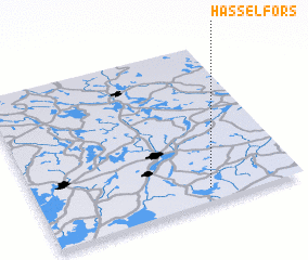 3d view of Hasselfors