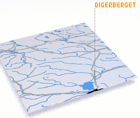 3d view of Digerberget