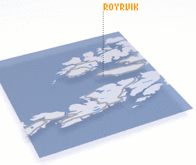 3d view of Røyrvik