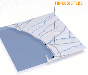 3d view of Three Sisters