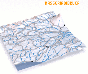 3d view of Masseria di Bruca