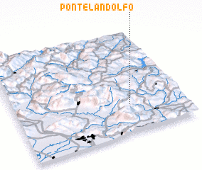 3d view of Pontelandolfo