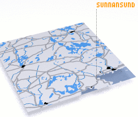 3d view of Sunnansund