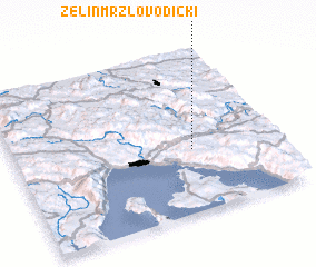 3d view of Zelin Mrzlovodički