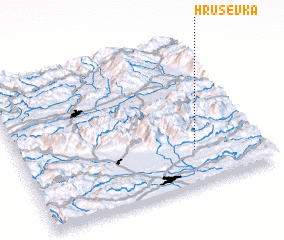 3d view of Hruševka