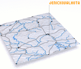 3d view of Jeníčkova Lhota