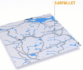 3d view of Sjöfallet