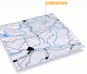 3d view of Dobrá Voda
