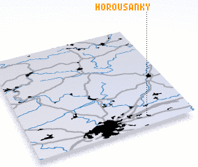 3d view of Horoušánky