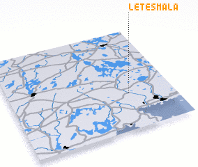 3d view of Letesmåla