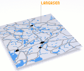 3d view of Långåsen