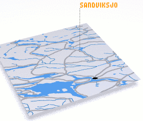 3d view of Sandviksjö