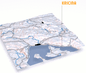 3d view of Kričina