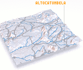 3d view of Alto Catumbela