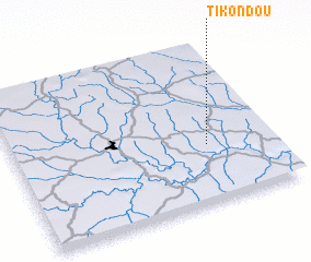 3d view of Tikondou