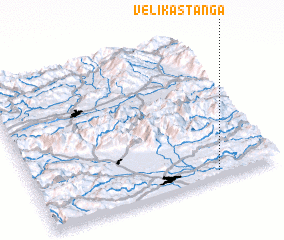 3d view of Velika Štanga