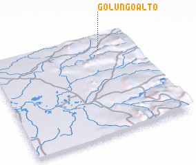 3d view of Golungo Alto