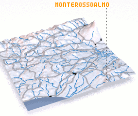 3d view of Monterosso Almo