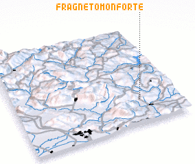 3d view of Fragneto Monforte