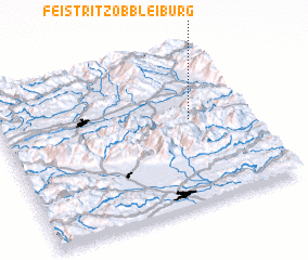 3d view of Feistritz ob Bleiburg